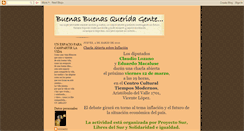 Desktop Screenshot of buenasbuenasgente.blogspot.com