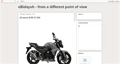 Desktop Screenshot of ebidayuhbiz.blogspot.com