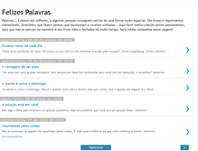 Tablet Screenshot of felizespalavras.blogspot.com