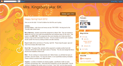 Desktop Screenshot of mrskingsbury.blogspot.com