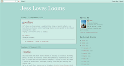 Desktop Screenshot of jess-loves-looms.blogspot.com