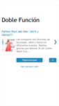 Mobile Screenshot of doblefuncioncr.blogspot.com