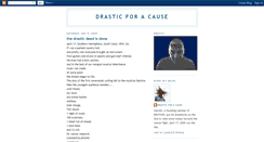 Desktop Screenshot of drasticforacause.blogspot.com