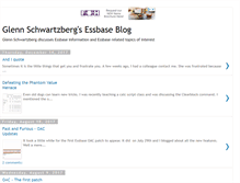 Tablet Screenshot of glennschwartzbergs-essbase-blog.blogspot.com