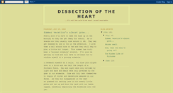 Desktop Screenshot of dissectionoftheheart.blogspot.com