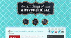 Desktop Screenshot of aimymichelle.blogspot.com