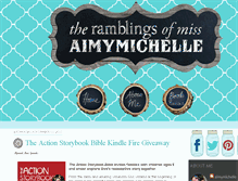 Tablet Screenshot of aimymichelle.blogspot.com