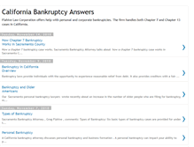 Tablet Screenshot of californiabankruptcyanswers.blogspot.com