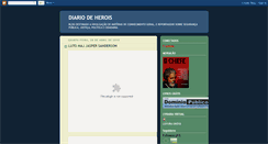 Desktop Screenshot of diariodeherois.blogspot.com
