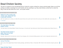 Tablet Screenshot of deadchickens.blogspot.com