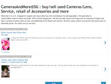 Tablet Screenshot of camerasandmore.blogspot.com