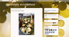 Desktop Screenshot of food-scrumptious.blogspot.com