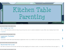 Tablet Screenshot of kitchentablefitness.blogspot.com