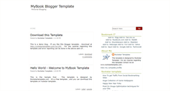 Desktop Screenshot of mybookbloggertemplate.blogspot.com