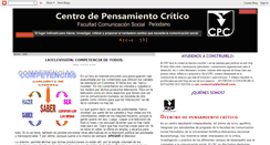 Desktop Screenshot of centrodepensamientocritico.blogspot.com