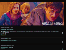 Tablet Screenshot of mugglesource.blogspot.com