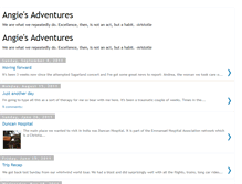 Tablet Screenshot of angiesadventures2.blogspot.com