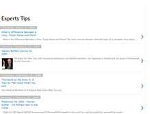 Tablet Screenshot of expertstips.blogspot.com