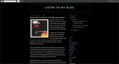 Desktop Screenshot of listentomyblog.blogspot.com