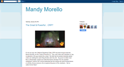 Desktop Screenshot of mandymorello.blogspot.com