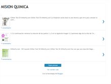 Tablet Screenshot of misionquimica.blogspot.com