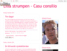 Tablet Screenshot of lillastrumpen.blogspot.com
