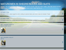 Tablet Screenshot of maturemen-sheersocks.blogspot.com