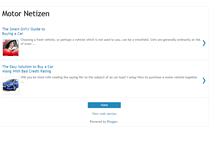 Tablet Screenshot of motornetizen.blogspot.com