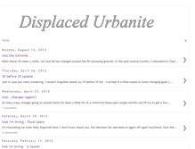 Tablet Screenshot of displacedurbanite.blogspot.com