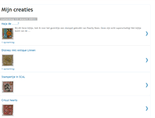 Tablet Screenshot of creaties-thuis.blogspot.com