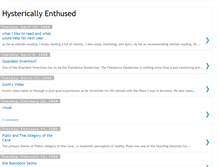 Tablet Screenshot of hystericallyenthused.blogspot.com