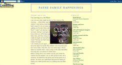 Desktop Screenshot of pcpaynefamily.blogspot.com