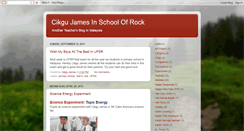 Desktop Screenshot of cikgujames.blogspot.com