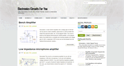 Desktop Screenshot of coolelectronicscircuits.blogspot.com