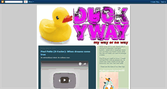 Desktop Screenshot of duckyway.blogspot.com
