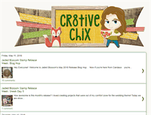 Tablet Screenshot of cr8tivechix.blogspot.com