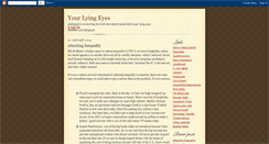 Desktop Screenshot of lyingeyes.blogspot.com