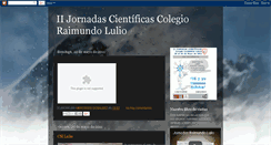 Desktop Screenshot of jornadascientificas2.blogspot.com