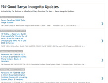 Tablet Screenshot of goodsanyoincognitoupdates.blogspot.com