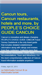 Mobile Screenshot of cancun-restaurants.blogspot.com