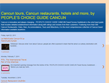 Tablet Screenshot of cancun-restaurants.blogspot.com