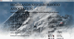 Desktop Screenshot of highlandsneighborhood.blogspot.com