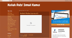 Desktop Screenshot of kuliah-dato-ismail-kamus.blogspot.com
