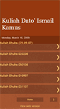 Mobile Screenshot of kuliah-dato-ismail-kamus.blogspot.com