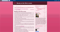 Desktop Screenshot of beautyonthesilverscreen.blogspot.com