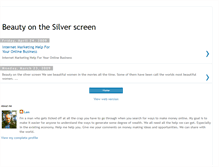 Tablet Screenshot of beautyonthesilverscreen.blogspot.com