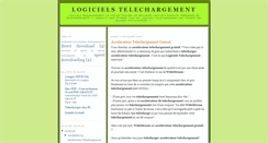 Desktop Screenshot of logiciels-telechargement.blogspot.com