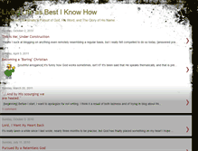 Tablet Screenshot of livinglifeasbestiknowhow.blogspot.com