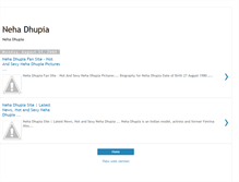 Tablet Screenshot of neha-dhupia-bio.blogspot.com