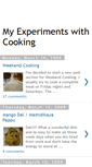 Mobile Screenshot of mycookingexperiment.blogspot.com